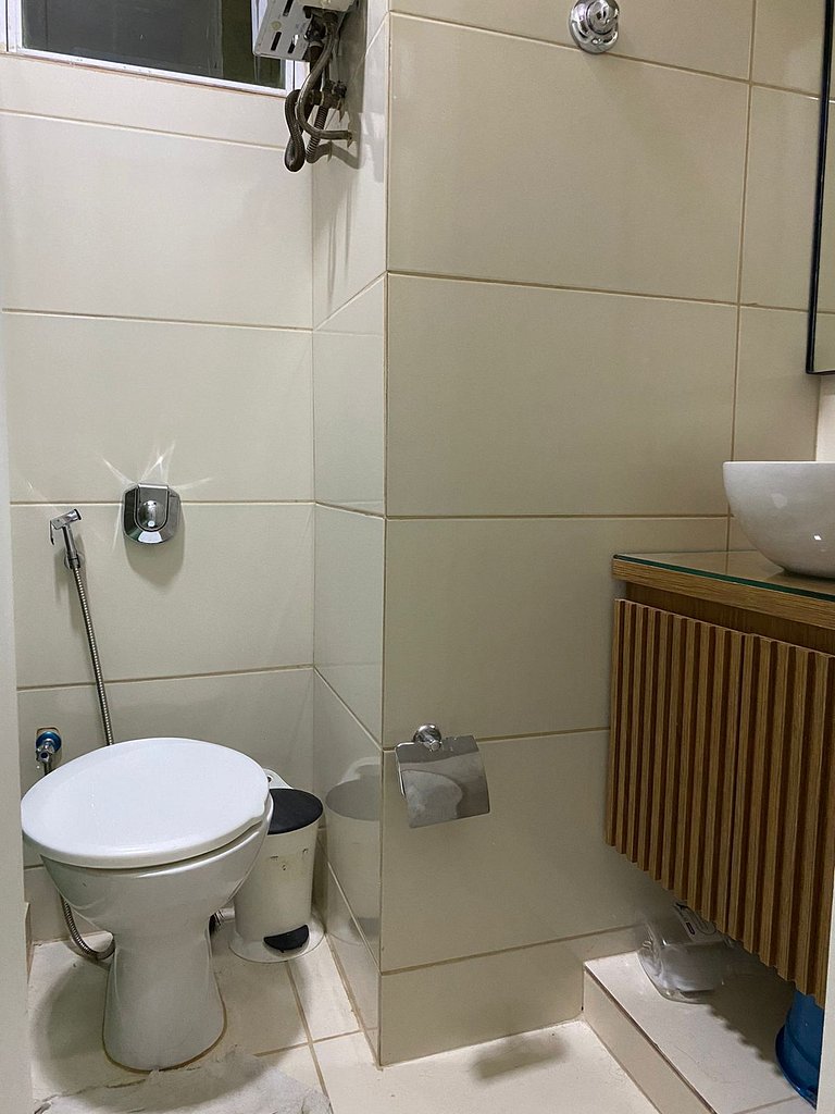 5 minutos da praia | Reformado | Ar Condicionado