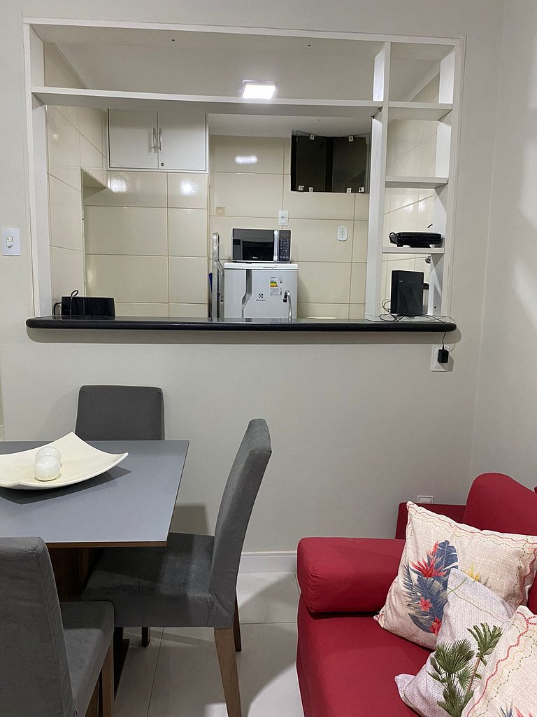 5 minutos da praia | Reformado | Ar Condicionado