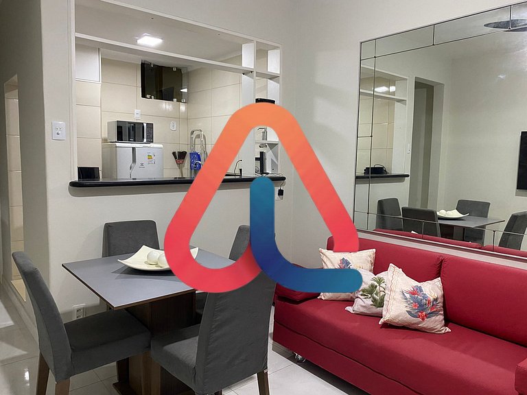 5 minutos da praia | Reformado | Ar Condicionado