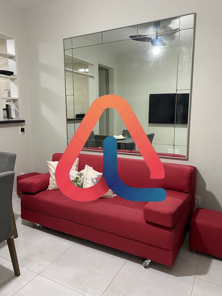 5 minutos da praia | Reformado | Ar Condicionado