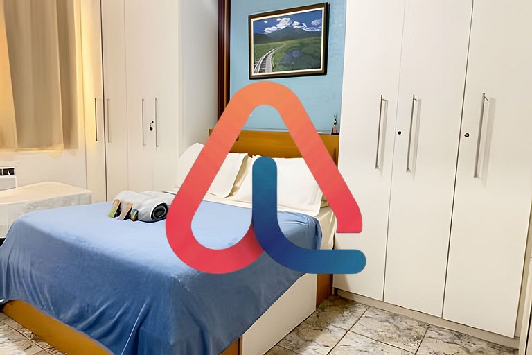 2 Minutos da Praia | 2 Quartos | Ar Condicionado